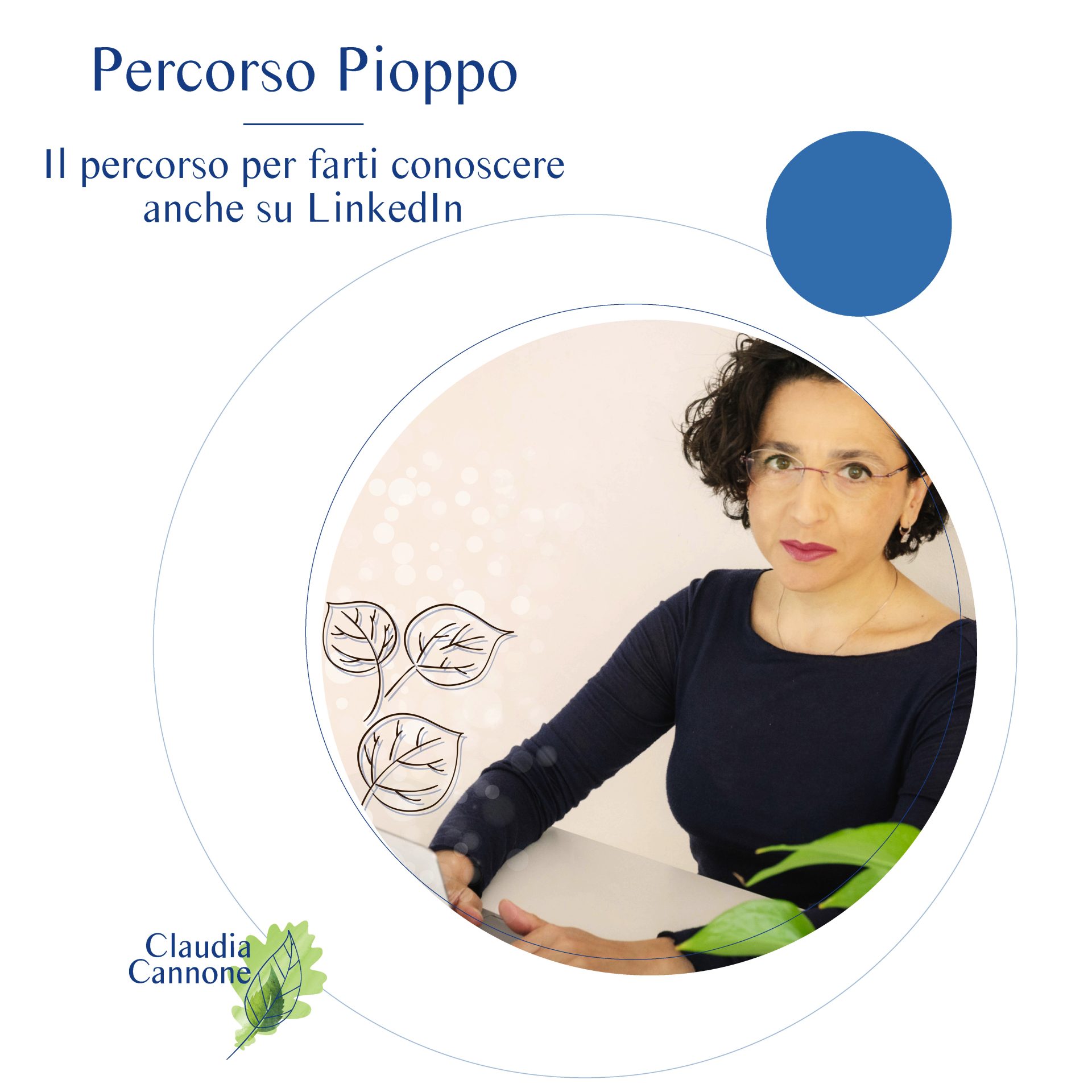 Grafica per feed Insta Claudia Cannone 7 Pioppo nuova - Pioppo, il Percorso di LinkedIn content Training