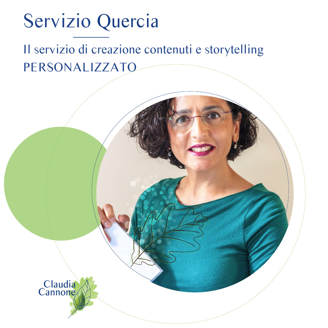 Percorso Quercia 1 - Quercia, il servizio di creazione contenuti e storytelling SU MISURA